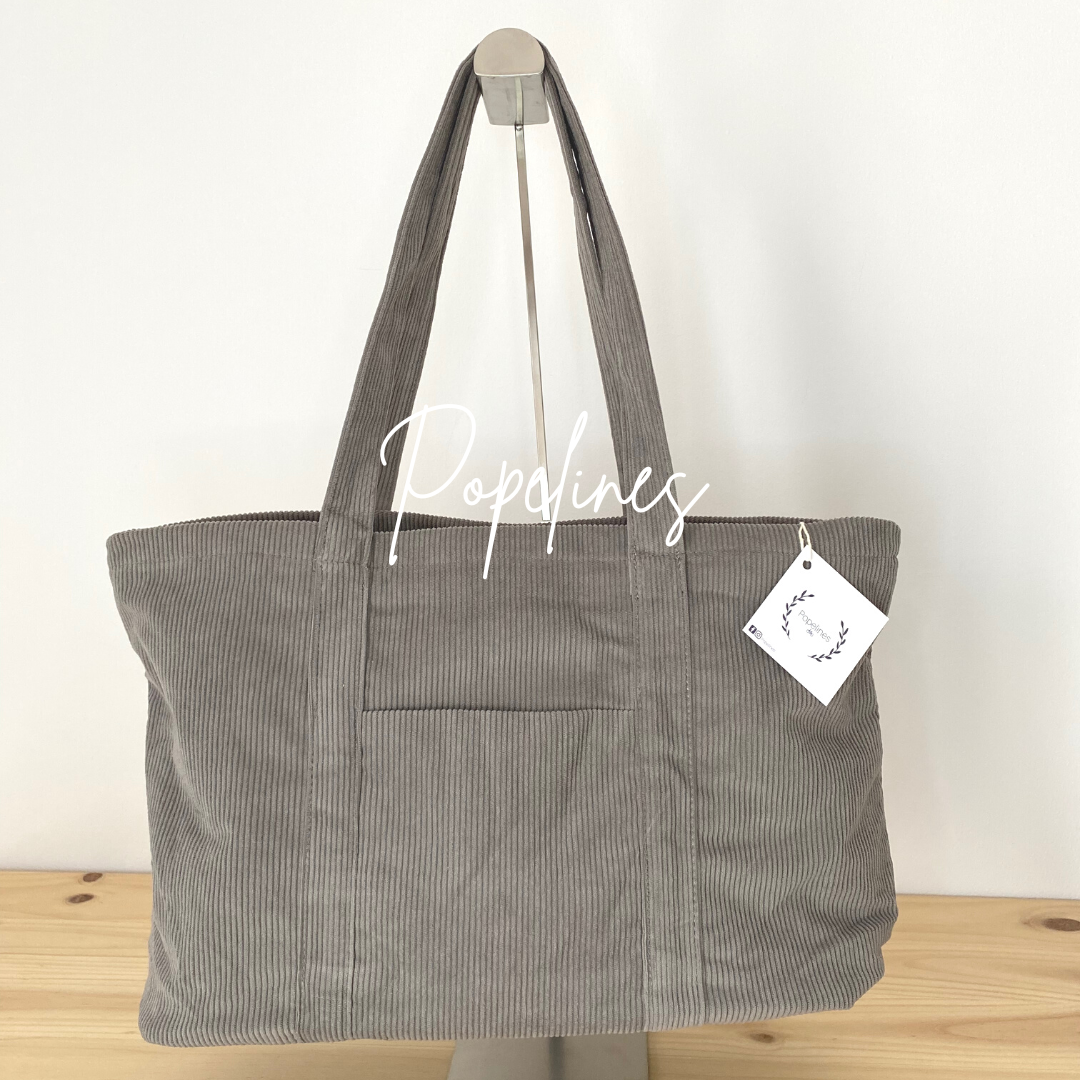 Bolso pana gris